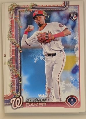 2025 Topps Holiday #H167 Darren Baker — front