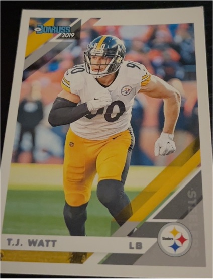 2019 Donruss #216 T.J. Watt — front