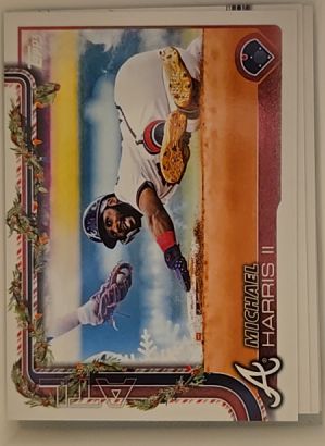 2025 Topps Holiday #H107 Michael Harris II — front