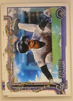 2025 Topps Holiday #H145 Ezequiel Tovar — front