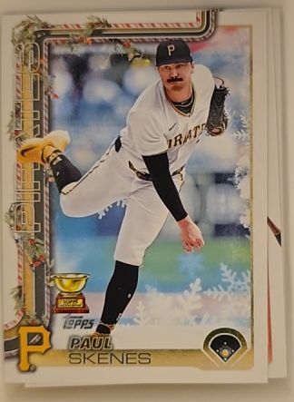 2025 Topps Holiday #H70 Paul Skenes — front
