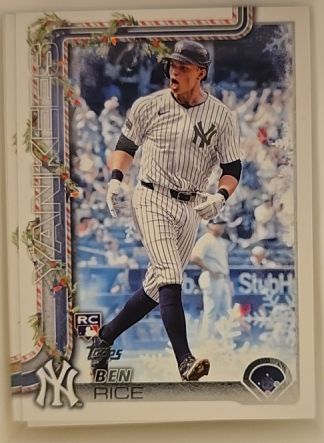 2025 Topps Holiday #H8 Ben Rice — front