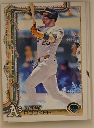 2025 Topps Holiday #H147 Brent Rooker — front