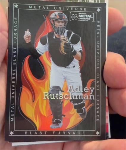 2021 Skybox Metal Universe Champions Blast Furnace #BF-16 Adley Rutschman — front