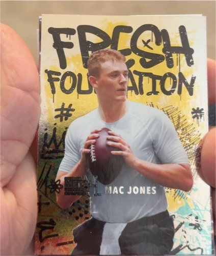 2021 Skybox Metal Universe Champions #FF27 Mac Jones — front