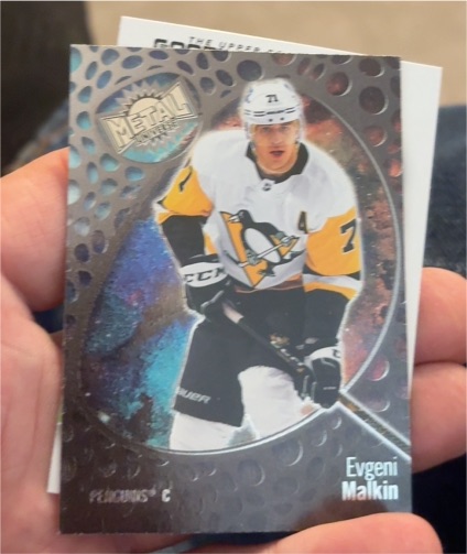 2022-23 Skybox Metal Universe #7 Evgeni Malkin — front