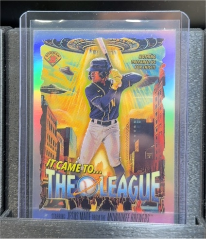 2025 Bowman Chrome #IT-14 Jesus Made It Came To The League Milwaukee Brewers — front