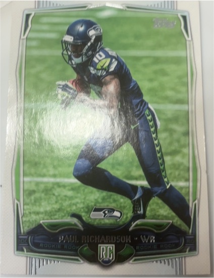 2014 Topps #401 Paul Richardson — front