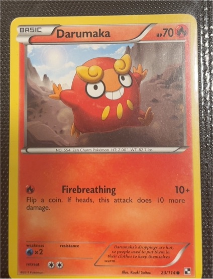 2011 Pokemon Black & White #23 Darumaka — front