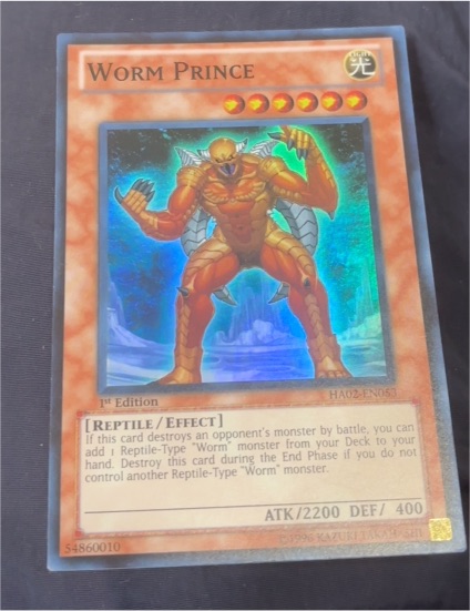 2003 Yu-Gi-Oh! Hidden Arsenal 2 #HA02-EN053 Worm Prince — front