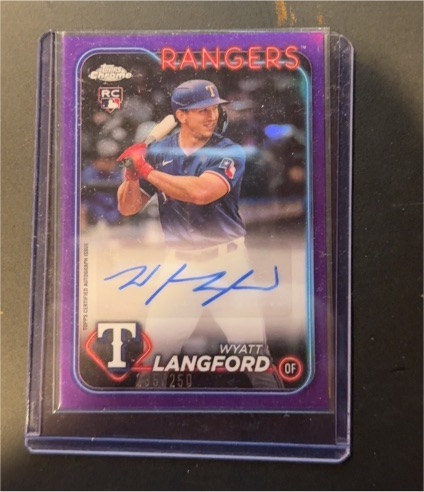 2024 Topps Chrome Update #AC-WL Wyatt Langford — front