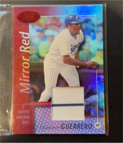 2002 Leaf Certified Mirror Red #68 Vladimir Guerrero — front