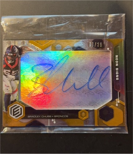 2021 Panini Elements #NS-BCH Bradley Chubb — front