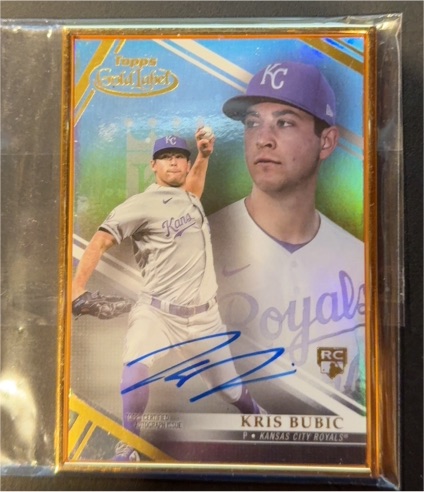 2021 Topps Gold Label #FA-KB Kris Bubic — front