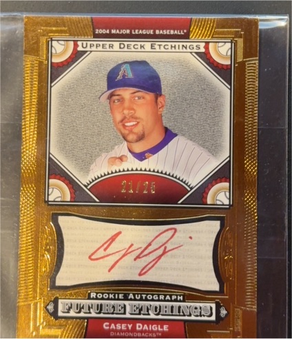 2004 Upper Deck Etchings #141 Casey Daigle — front