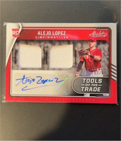 2022 Panini Absolute Tools of the Trade #33 Alejo Lopez — front