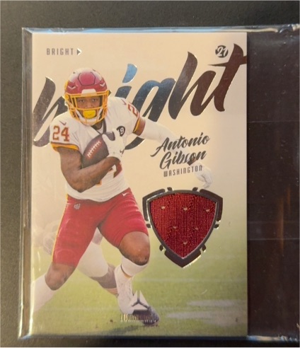 2021 Panini Luminance Bright Beginnings #BB-AG Antonio Gibson — front