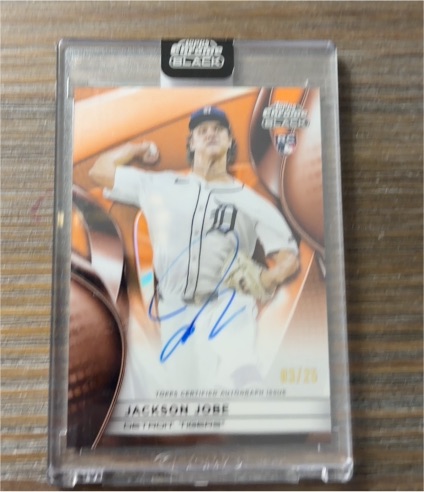 2025 Topps Chrome Black #CBA-JJB Jackson Jobe — front
