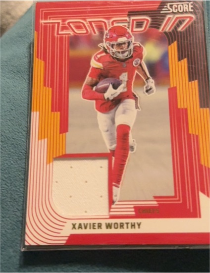 2025 Panini Score #ZON-XWY Xavier Worthy — front