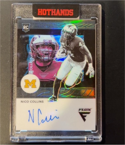 2021 Panini Chronicles Draft Picks Flux #Nico Collins — front