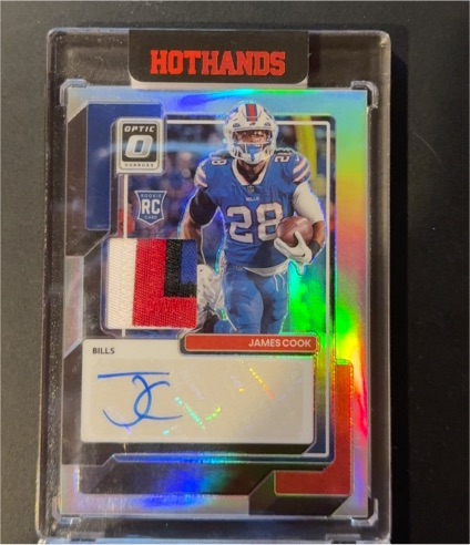 2022 Panini Donruss Optic #RPA-JC James Cook — front