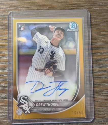 2025 Bowman Chrome #CRA-DT Drew Thorpe — front