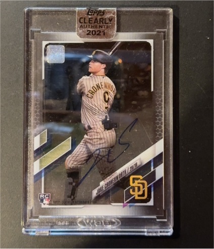 2021 Topps Clearly Authentic #CAAAKI Jake Cronenworth — front