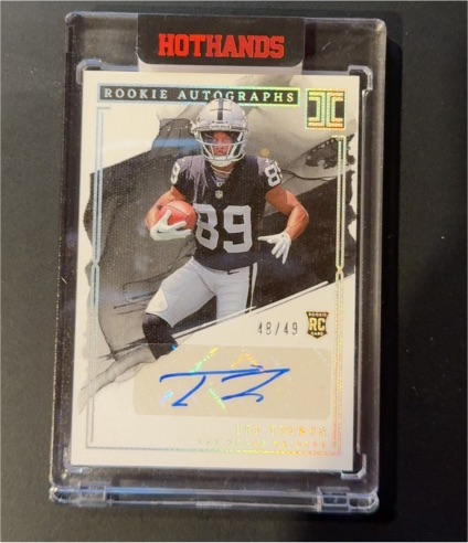 2023 Panini Impeccable #RA-TT Tre Tucker Rookie Autographs — front
