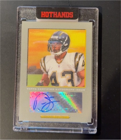 2006 Topps Certified Autograph Issue #43 San Diego Chargers Player — front