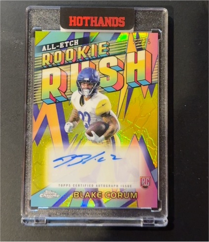 2024 Topps Chrome All-Etch Rookie Rush #RRA-BC Blake Corum — front