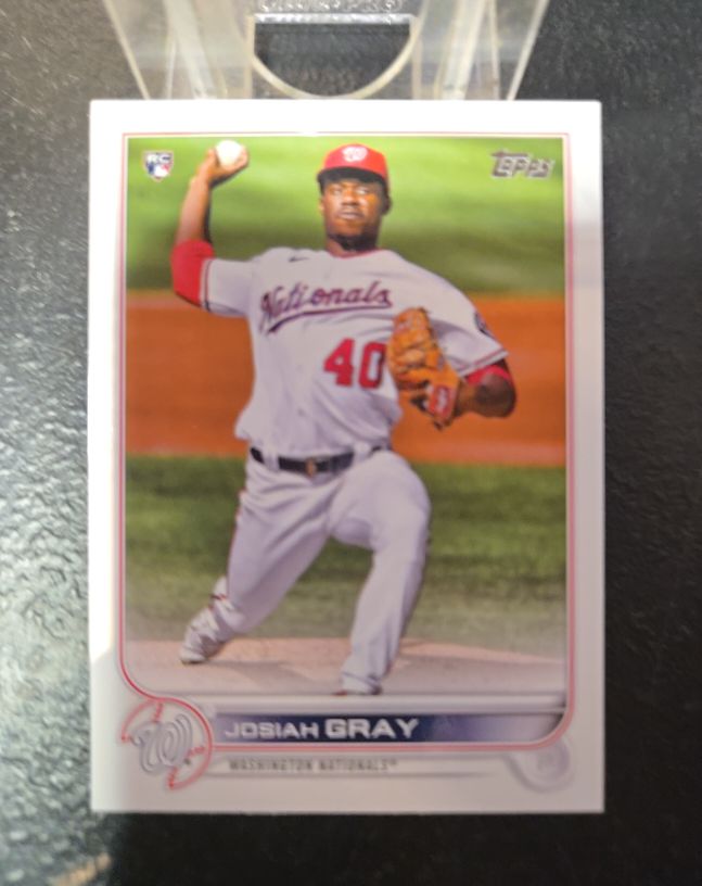 2022 Topps Series 1 #43 Josiah Gray — front