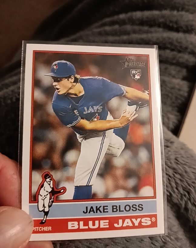2025 Topps Heritage #147 Jake Bloss — front