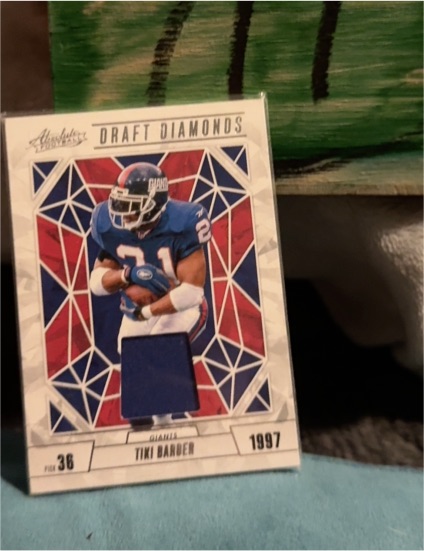 1997 Absolute Draft Diamonds #36 Tiki Barber — front