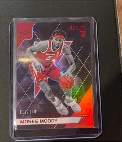 2021-22 Panini Chronicles Draft Picks Recon #131 Moses Moody RC — front