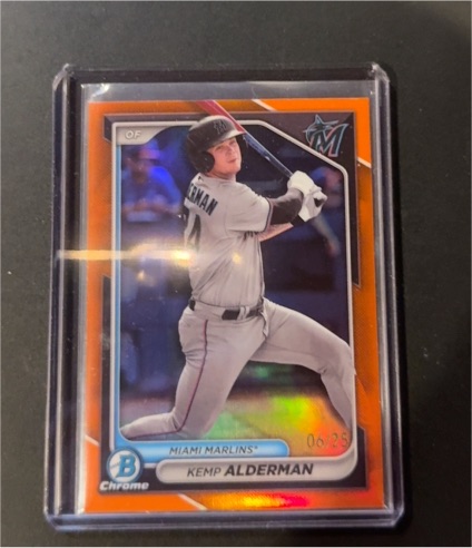 2024 Bowman Chrome Prospects #BCP-82 Kemp Alderman — front