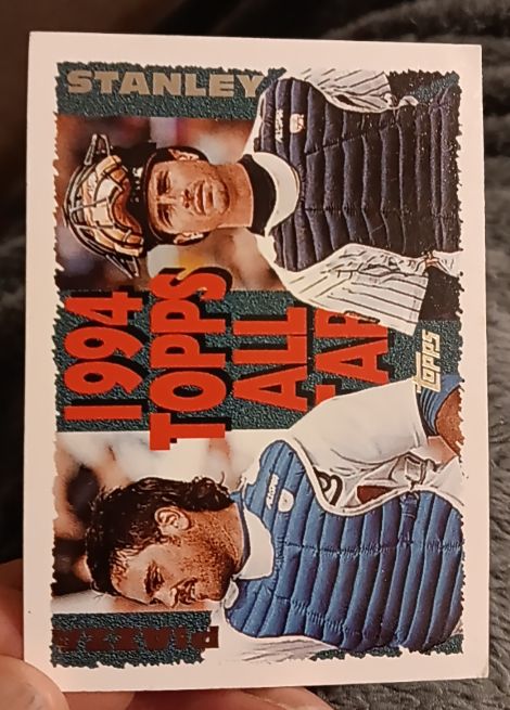 1995 Topps #391 Mike Piazza / Mike Stanley All-Star — front