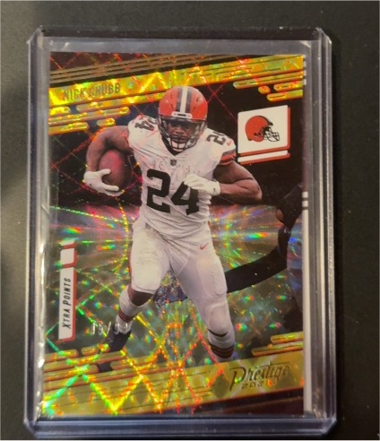 2021 Panini Prestige #123 Nick Chubb — front