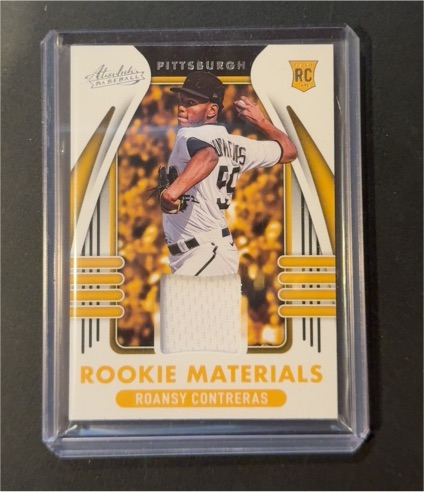 2022 Panini Absolute Rookie Materials #ARM-RC Roansy Contreras — front