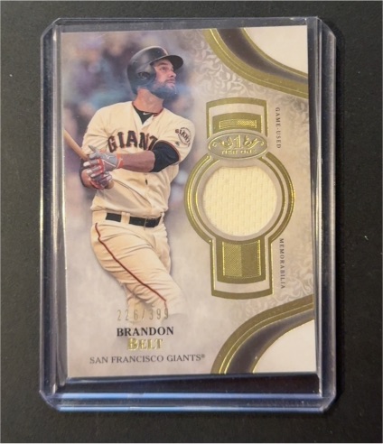 2021 Topps Tier One #T1R-BB Brandon Belt — front