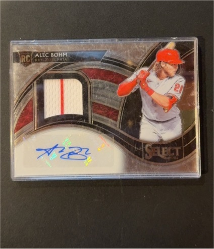 2021 Panini Select #RJA-AB Alec Bohm — front