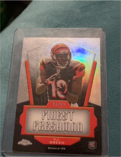2011 Topps Chrome #FF-AJG A.J. Green Finest Freshman — front
