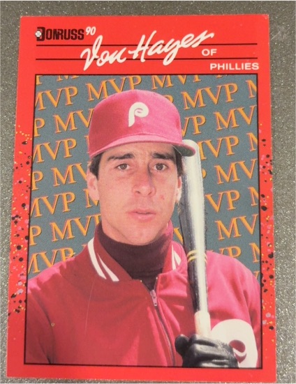 1990 Donruss #BC-25 Von Hayes — front