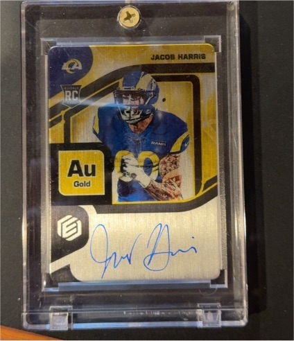 2021 Panini Elements #Au Gold Jacob Harris — front