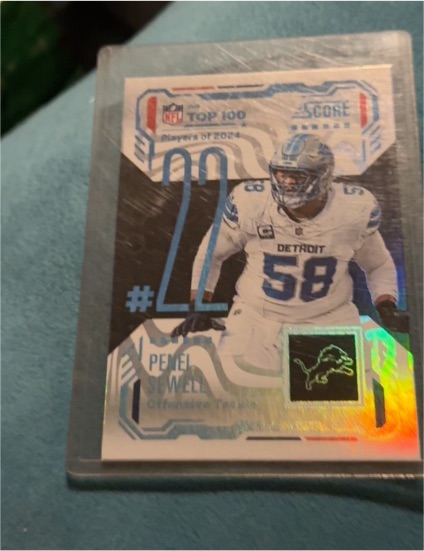 2025 Panini Score Top 100 #22 Penei Sewell — front