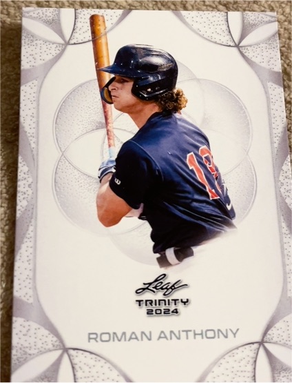 2024 Leaf Trinity Roman Anthony — front
