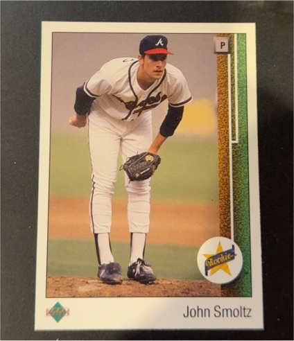 1989 Upper Deck #17 John Smoltz — front