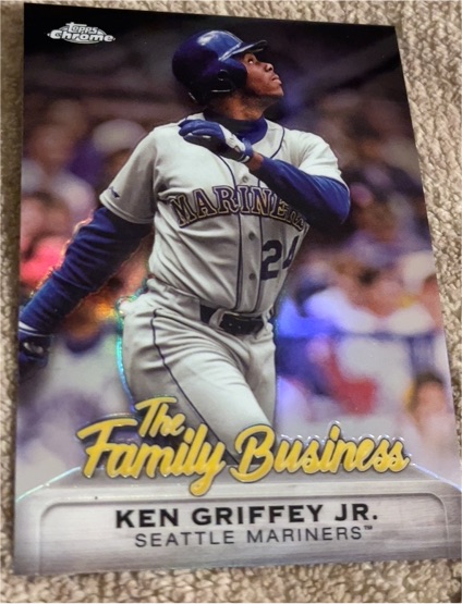 2019 Topps Chrome Update The Family Business #FBC1 Ken Griffey Jr. — front
