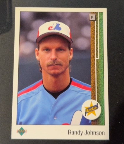 1989 Upper Deck #25 Randy Johnson Rookie Card — front