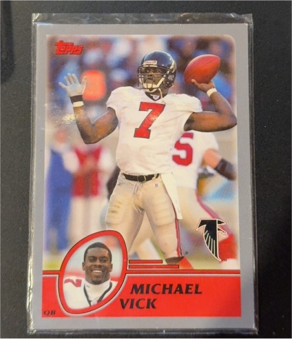 2003 Topps #1 Michael Vick — front