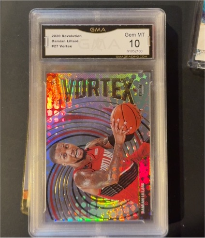2020 Panini Revolution #27 Damian Lillard Vortex — front